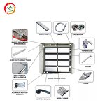Steel Garage Door Manufacturer - OEM Factory Hot Sale Customized Modern Automatic