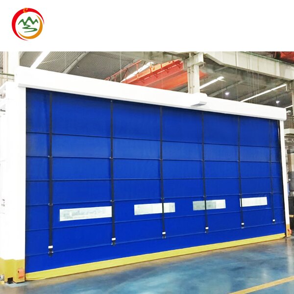 Fast Stacking PVC Door Manufacturer - OEM Flexible Automatic Lifting Windproof Workshop