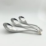 Serving Spoons Set Manufacturer - OEM High Quality Silver Stainless Steel Buffet Scoop