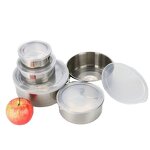 Mixing Bowl Set Manufacturer - OEM Hot Sale 5 Pcs Set Stainless Steel Fresh Box