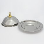 Stainless Steel Tray Factory - OEM Wholesale Luxury with Dome Cover