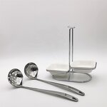 Spoon Rest Rack Manufacturer - OEM Practical Stainless Steel Soup Ladle Colander Holder