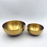 Gold Salad Bowl Manufacturer - OEM Hot Selling Stainless Steel Korea Mixing Serving