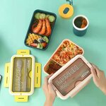 School Bento Box Factory - OEM High Quality Portable with Tableware for Children