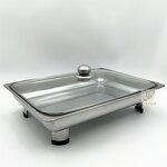 Chafing Dish Manufacturer - OEM Wholesale Big Size 4L Stainless Steel Buffet Equipment