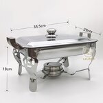 Chafing Dish Manufacturer - OEM High Quality Stainless Steel Buffet Stove Food Warmer