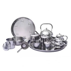 Arabian Coffee Tea Set Factory - OEM Hot Selling Eco-Friendly Stainless Steel 12pcs