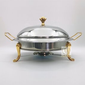 Small Chafing Dish Factory - OEM Stainless Steel Commercial with Handle Alcohol Stove