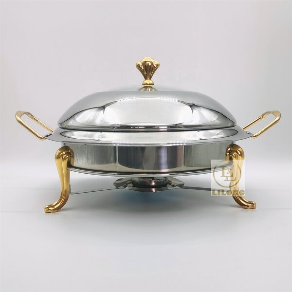 Small Chafing Dish Factory - OEM Stainless Steel Commercial with Handle Alcohol Stove