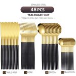 Cutlery Set Manufacturer - OEM High Quality Stainless Steel 48pcs Wedding Party