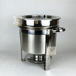 Soup Stove Factory - OEM Hot Sale 11L Round Stainless Steel Buffet Serving
