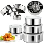 Mixing Bowl Set Manufacturer - OEM Hot Sale 5 Pcs Set Stainless Steel Fresh Box