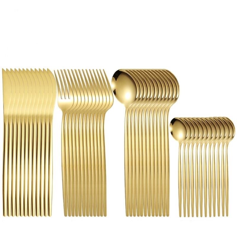 Cutlery Set Manufacturer - OEM High Quality Stainless Steel 48pcs Wedding Party