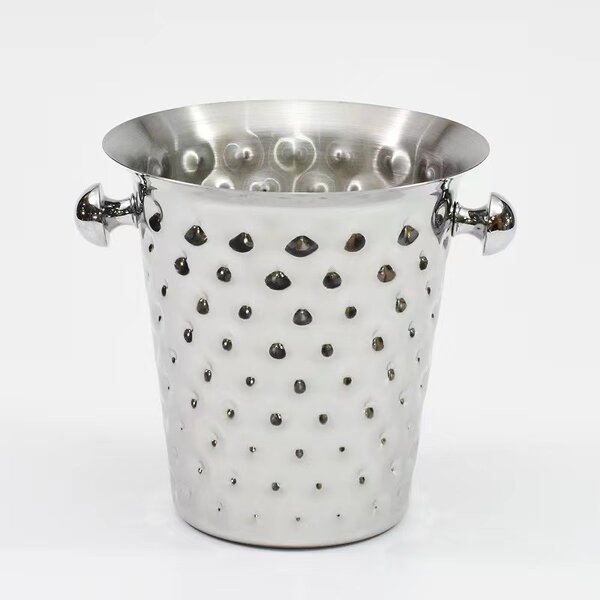Ice Bucket Factory - OEM Hot Sale with Double Ear Luxury Outdoor Champagne