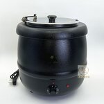 Electric Soup Warmer Manufacturer - OEM Hot Selling 10L Stainless Steel Commercial Round