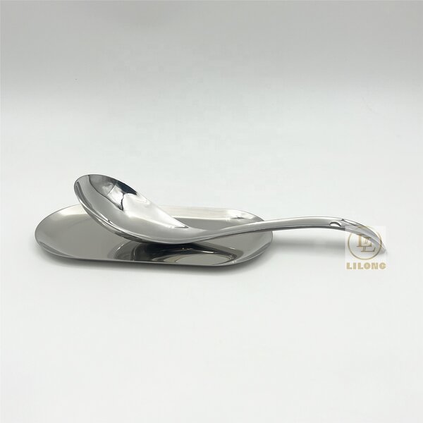 Serving Spoons Set Manufacturer - OEM High Quality Silver Stainless Steel Buffet Scoop