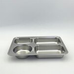 Divided Plates Manufacturer - OEM High Quality Stainless Steel for Adults Kids