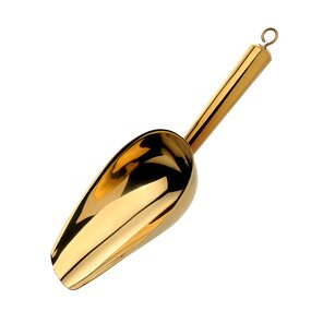 Coffee Scoop Manufacturer - OEM High Quality Mirror Polish Stainless Steel with Hook