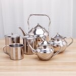 Arabian Coffee Tea Set Factory - OEM Hot Selling Eco-Friendly Stainless Steel 12pcs