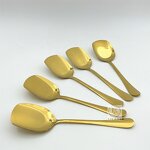 Soup Serving Spoons Set Manufacturer - OEM High Quality Stainless Steel Buffet Dessert Spoon