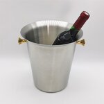 Champagne Bucket Factory - OEM Stainless Steel with Double Ear Luxury Outdoor