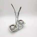 Spoon Rest Rack Manufacturer - OEM Practical Stainless Steel Soup Ladle Colander Holder