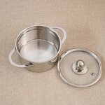 Mini Hot Pot Manufacturer - OEM High Quality Stainless Steel with Glass Lid