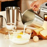 Measuring Cup Factory - OEM Hot Sale Stainless Steel Milk Frothing Pitcher with Marking