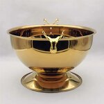 Wine Holder Factory - OEM Stainless Steel European Style Red Wine Barrel for Bar