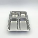 Divided Plates Manufacturer - OEM High Quality Stainless Steel for Adults Kids