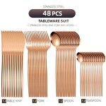 Cutlery Set Manufacturer - OEM High Quality Stainless Steel 48pcs Wedding Party