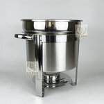 Soup Stove Factory - OEM Hot Sale 11L Round Stainless Steel Buffet Serving
