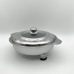 Chafing Dish Manufacturer - OEM Wholesale Stainless Steel Round Dining Stove with Lid