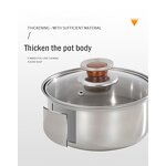 Cookware Set Factory - OEM Hot Sale Stainless Steel 12pcs with Brown Bakelite