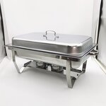 Chafing Dish Set Factory - OEM 6 Packs 8 Quart Stainless Steel Folding Chafer