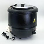 Electric Soup Warmer Manufacturer - OEM Hot Selling 10L Stainless Steel Commercial Round