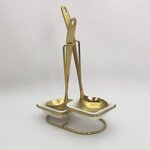 Multifunctional Storage Tool Manufacturer - OEM Upright Soup Ladle Holder Stainless Steel Rest