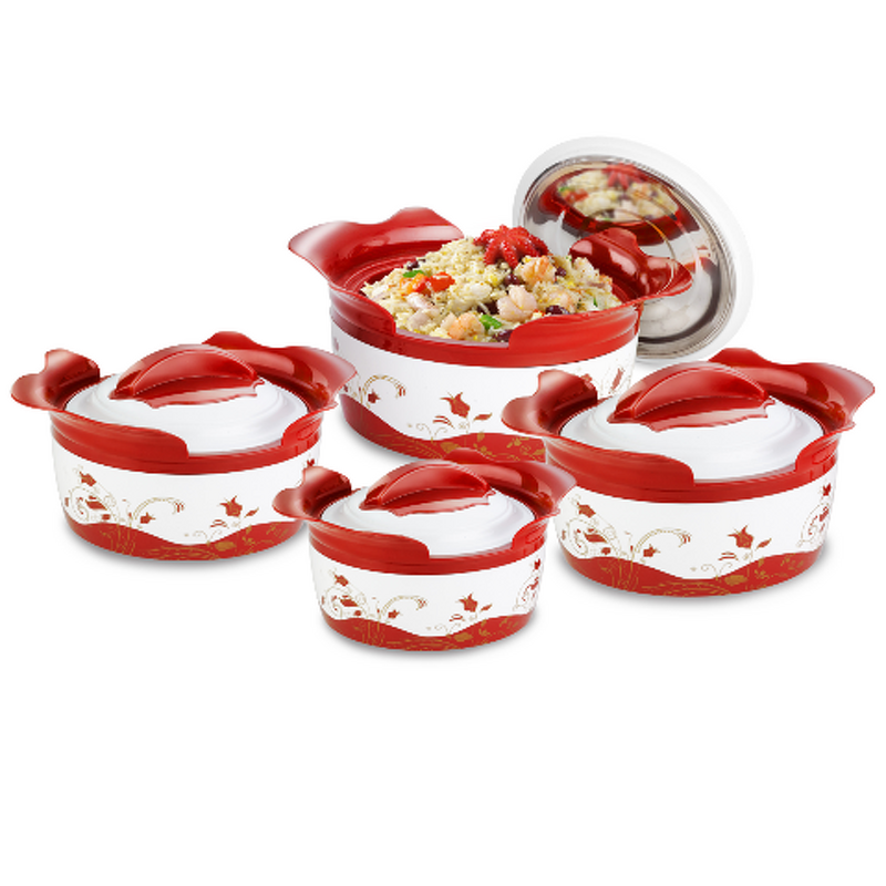 Casserole Hot Pot Set Manufacturer - OEM Stainless Steel 4pcs Set Multi Color with Handle