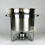 Soup Stove Factory - OEM Hot Sale 11L Round Stainless Steel Buffet Serving