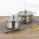 Mini Hot Pot Manufacturer - OEM High Quality Stainless Steel with Glass Lid