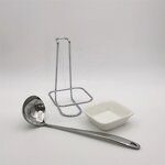 Buffet Serving Set Factory - OEM Luxury Restaurant Stainless Steel Standing Soup Warmer