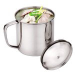 Metal Cup Manufacturer - OEM Cheap Price 9-12Cm Stainless Steel Water Tea with Lid