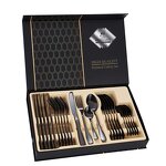 Cutlery Set Factory - OEM High Quality Stainless Steel 24pcs with Luxury Gift Box