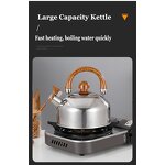 Cookware Set Manufacturer - OEM Hot Sale Stainless Steel with Brown Bakelite