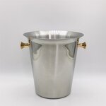 Champagne Bucket Factory - OEM Stainless Steel with Double Ear Luxury Outdoor