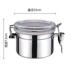 Coffee Sugar Canister Factory - OEM Stainless Steel 4pcs Round Kitchen Food Sealed