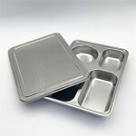 Divided Plates Manufacturer - OEM High Quality Stainless Steel for Adults Kids