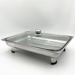 Chafing Dish Manufacturer - OEM Wholesale Big Size 4L Stainless Steel Buffet Equipment