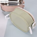 Food Container Lunch Box Factory - OEM SS304 Stainless Steel 3 Layer with Airtight Cover