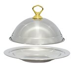 Stainless Steel Tray Factory - OEM Wholesale Luxury with Dome Cover